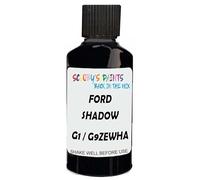 SCOOBYS PAINTS BACK IN THE MIX Touch Up Paint Compatible With Ford Shadow Black Pearl G1 / G9Zewha Scratch Fix Automotive Car (30Ml)