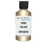 SCOOBYS PAINTS BACK IN THE MIX Touch Up Paint Compatible With Ford Solace 9Efcwwa Scratch Fix Automotive Beige Car (30Ml)
