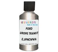 SCOOBYS PAINTS BACK IN THE MIX Touch Up Paint Compatible With Ford Urope Transit Connect Oyster Silver Metallic E,2Pncwwa Scratch Fix Automotive Car (30Ml)