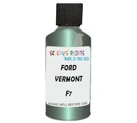 SCOOBYS PAINTS BACK IN THE MIX Touch Up Paint Compatible With Ford Vermont Green F7 Scratch Fix Automotive Car (30Ml)