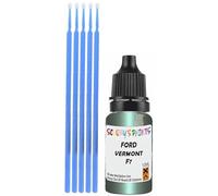 SCOOBYS PAINTS BACK IN THE MIX Touch Up Paint Compatible With Ford Vermont Green F7 Scratch Fix Automotive Car (10Ml)