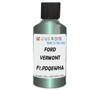 SCOOBYS PAINTS BACK IN THE MIX Touch Up Paint Compatible With Ford Vermont Green Pearl F7,Pdqewha Scratch Fix Automotive Car (30Ml)