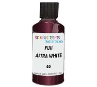 SCOOBYS PAINTS BACK IN THE MIX Touch Up Paint Compatible With Fuji Astra White 65 Scratch Fix Automotive Red Car (30Ml)
