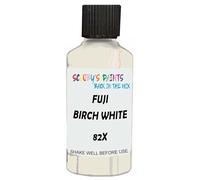 SCOOBYS PAINTS BACK IN THE MIX Touch Up Paint Compatible With Fuji Birch White 82X Scratch Fix Automotive Car (30Ml)