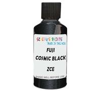 SCOOBYS PAINTS BACK IN THE MIX Touch Up Paint Compatible With Fuji Cosmic Black Pearl Zce Scratch Fix Automotive Car (30Ml)