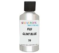 SCOOBYS PAINTS BACK IN THE MIX Touch Up Paint Compatible With Fuji Glint Blue Metallic 70 Scratch Fix Automotive White Car (30Ml)