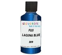 SCOOBYS PAINTS BACK IN THE MIX Touch Up Paint Compatible With Fuji Laguna Blue Pearl 389 Scratch Fix Automotive Car (30Ml)