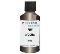 SCOOBYS PAINTS BACK IN THE MIX Touch Up Paint Compatible With Fuji Mocha Bronze Pearl Metallic B2K Scratch Fix Automotive Brown Car (30Ml)