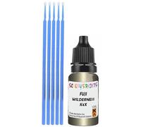 SCOOBYS PAINTS BACK IN THE MIX Touch Up Paint Compatible With Fuji Wilderness Green Metallic K4X Scratch Fix Automotive Car (10Ml)