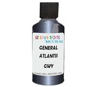SCOOBYS PAINTS BACK IN THE MIX Touch Up Paint Compatible With General Motors Corp Atlantis Gwy Scratch Fix Automotive Blue Car (30Ml)