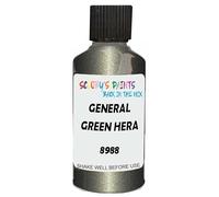 SCOOBYS PAINTS BACK IN THE MIX Touch Up Paint Compatible With General Motors Corp Green Hera 8988 Scratch Fix Automotive Car (30Ml)