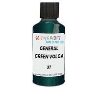 SCOOBYS PAINTS BACK IN THE MIX Touch Up Paint Compatible With General Motors Corp Green Volga 37 Scratch Fix Automotive Car (30Ml)