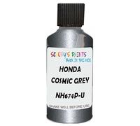 SCOOBYS PAINTS BACK IN THE MIX Touch Up Paint Compatible With Honda Cosmic Grey Pearl Nh674P-U Scratch Fix Automotive Car (30Ml)