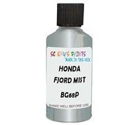 SCOOBYS PAINTS BACK IN THE MIX Touch Up Paint Compatible With Honda Fjord Mist Pearl Bg68P Scratch Fix Automotive Silver Car (30Ml)