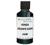 SCOOBYS PAINTS BACK IN THE MIX Touch Up Paint Compatible With Honda Granite Dark Green 5191M Scratch Fix Automotive Car (30Ml)