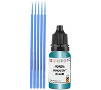 SCOOBYS PAINTS BACK IN THE MIX Touch Up Paint Compatible With Honda Innocent Blue Metallic B590M Scratch Fix Automotive Car (10Ml)