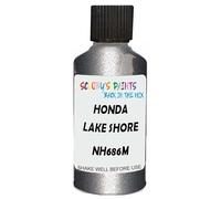 SCOOBYS PAINTS BACK IN THE MIX Touch Up Paint Compatible With Honda Lake Shore Silver Nh686M Scratch Fix Automotive Car (30Ml)