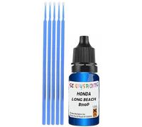 SCOOBYS PAINTS BACK IN THE MIX Touch Up Paint Compatible With Honda Long Beach Blue B510P Scratch Fix Automotive Car (10Ml)