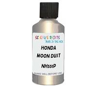 SCOOBYS PAINTS BACK IN THE MIX Touch Up Paint Compatible With Honda Moon Dust Nh551P Scratch Fix Automotive Silver Car (30Ml)