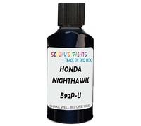 SCOOBYS PAINTS BACK IN THE MIX Touch Up Paint Compatible With Honda Nighthawk Black Pearl B92P-U Scratch Fix Automotive Car (30Ml)