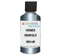 SCOOBYS PAINTS BACK IN THE MIX Touch Up Paint Compatible With Honda Norfolk Silver Nh74M Scratch Fix Automotive Car (30Ml)