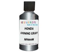 SCOOBYS PAINTS BACK IN THE MIX Touch Up Paint Compatible With Honda Shining Gray Metallic Nh880M Scratch Fix Automotive Grey Car (30Ml)