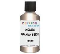 SCOOBYS PAINTS BACK IN THE MIX Touch Up Paint Compatible With Honda Spanish Beige 10908 Scratch Fix Automotive Car (30Ml)