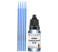 SCOOBYS PAINTS BACK IN THE MIX Touch Up Paint Compatible With Honda Superior Blue B47M Scratch Fix Automotive Car (10Ml)