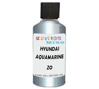 SCOOBYS PAINTS BACK IN THE MIX Touch Up Paint Compatible With Hyundai Aquamarine Metallic Zo Scratch Fix Automotive Blue Car (30Ml)
