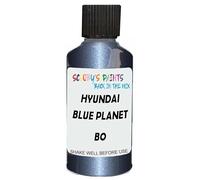 SCOOBYS PAINTS BACK IN THE MIX Touch Up Paint Compatible With Hyundai Blue Planet Metallic Bo Scratch Fix Automotive Car (30Ml)