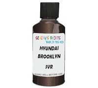 SCOOBYS PAINTS BACK IN THE MIX Touch Up Paint Compatible With Hyundai Brooklyn Brown Svr Scratch Fix Automotive Car (30Ml)