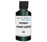 SCOOBYS PAINTS BACK IN THE MIX Touch Up Paint Compatible With Hyundai Dandy Green Mica G2 Scratch Fix Automotive Car (30Ml)