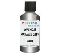 SCOOBYS PAINTS BACK IN THE MIX Touch Up Paint Compatible With Hyundai Granite Grey Metallic God Scratch Fix Automotive Car (30Ml)