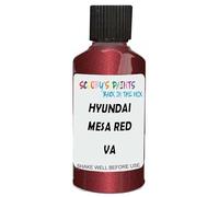 SCOOBYS PAINTS BACK IN THE MIX Touch Up Paint Compatible With Hyundai Mesa Red Metallic Va Scratch Fix Automotive Car (30Ml)