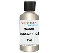 SCOOBYS PAINTS BACK IN THE MIX Touch Up Paint Compatible With Hyundai Mineral Beige Pearl Rw5 Scratch Fix Automotive Red Car (30Ml)