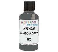 SCOOBYS PAINTS BACK IN THE MIX Touch Up Paint Compatible With Hyundai Shadow Grey Tkg Scratch Fix Automotive Car (30Ml)