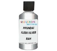 SCOOBYS PAINTS BACK IN THE MIX Touch Up Paint Compatible With Hyundai Sleek Silver Metallic Rah Scratch Fix Automotive Car (30Ml)
