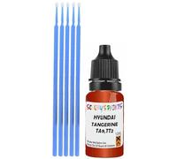 SCOOBYS PAINTS BACK IN THE MIX Touch Up Paint Compatible With Hyundai Tangerine Comet Metallic Ta9,Tt2 Scratch Fix Automotive Orange Car (10Ml)