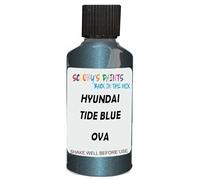 SCOOBYS PAINTS BACK IN THE MIX Touch Up Paint Compatible With Hyundai Tide Blue Ova Scratch Fix Automotive Car (30Ml)