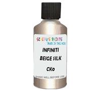 SCOOBYS PAINTS BACK IN THE MIX Touch Up Paint Compatible With Infiniti Beige Silk Metallic Ck0 Scratch Fix Automotive Car (30Ml)