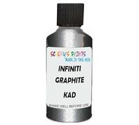 SCOOBYS PAINTS BACK IN THE MIX Touch Up Paint Compatible With Infiniti Graphite Shadow Metallic Kad Scratch Fix Automotive Grey Car (30Ml)