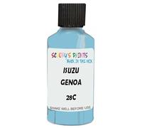SCOOBYS PAINTS BACK IN THE MIX Touch Up Paint Compatible With Isuzu Genoa 28C Scratch Fix Automotive Blue Car (30Ml)