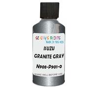 SCOOBYS PAINTS BACK IN THE MIX Touch Up Paint Compatible With Isuzu Granite Gray N908-P901-0 Scratch Fix Automotive Grey Car (30Ml)
