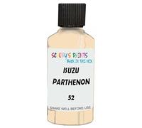 SCOOBYS PAINTS BACK IN THE MIX Touch Up Paint Compatible With Isuzu Parthenon Ivory 52 Scratch Fix Automotive White Car (30Ml)