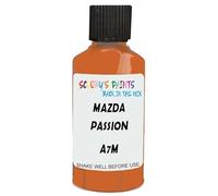 SCOOBYS PAINTS BACK IN THE MIX Touch Up Paint Compatible With Mazda Passion Orange A7M Scratch Fix Automotive Car (30Ml)