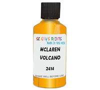 SCOOBYS PAINTS BACK IN THE MIX Touch Up Paint Compatible With Mclaren Automotive Volcano Yellow 2414 Scratch Fix Automotive Car (30Ml)