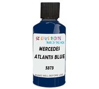 SCOOBYS PAINTS BACK IN THE MIX Touch Up Paint Compatible With Mercedes Atlantis Blue 5373 Scratch Fix Automotive Car (30Ml)