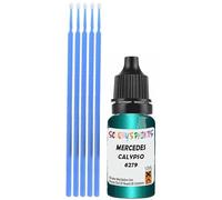 SCOOBYS PAINTS BACK IN THE MIX Touch Up Paint Compatible With Mercedes Calypso Green Metallic 6279 Scratch Fix Automotive Car (10Ml)