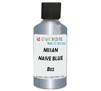 SCOOBYS PAINTS BACK IN THE MIX Touch Up Paint Compatible With Nissan Naive Blue Metallic B32 Scratch Fix Automotive Car (30Ml)