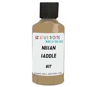 SCOOBYS PAINTS BACK IN THE MIX Touch Up Paint Compatible With Nissan Saddle 617 Scratch Fix Automotive Brown Car (30Ml)
